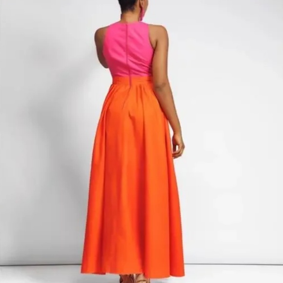NWT Forever Amelia Remi Maxi Pink & Orange Size UK14/US10 - Picture 3 of 8